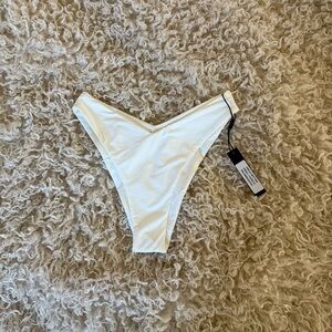 Myra Swim Orella Bikini Bottom - Vanilla - Small - NWT